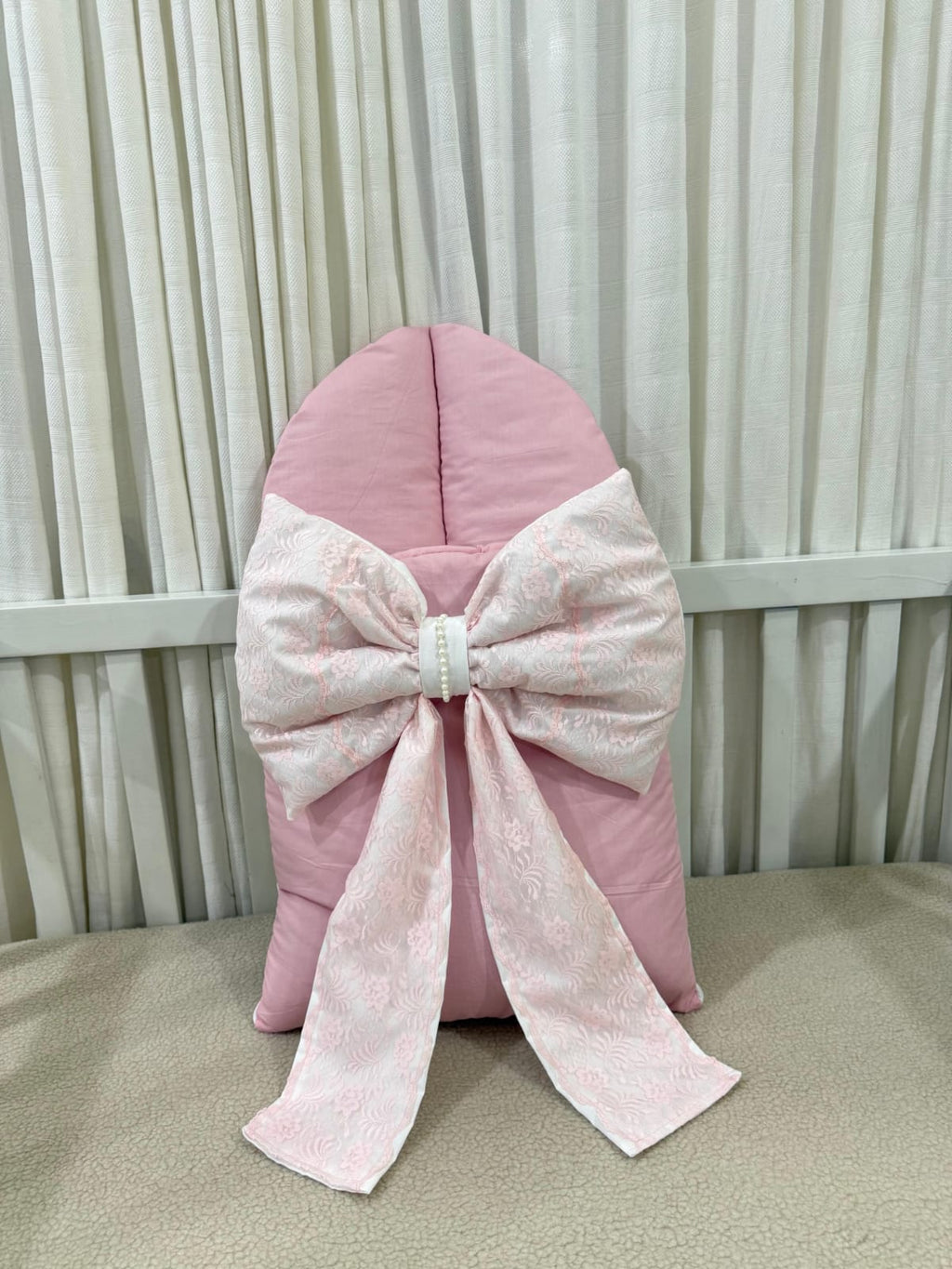 Luxury Cotton Baby Carry Nest for Newborns| Pink