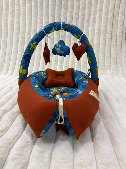 Cotton & Waffle Baby Snuggle Set with Pillow & Toy Rod – Pokémon