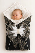 4-in-1 Baby Carry Nest - Carry, Sleep, Play & Comfort - Black with Beads