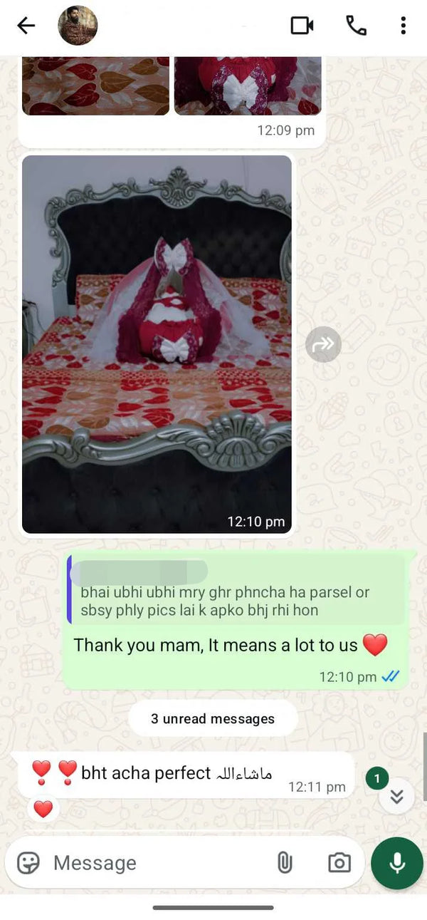 WhatsApp customer review
