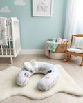 Printed Cotton Baby Nursing Pillow with Removable Cover & Head Pillow – Little Dolls