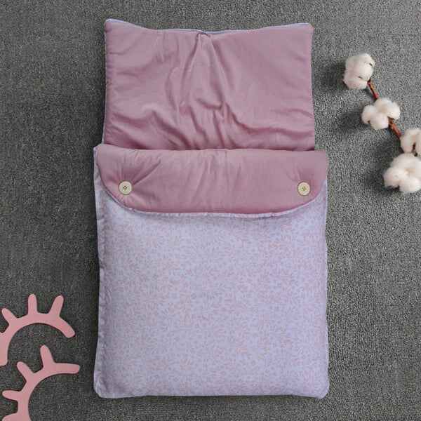Velvet Hooded Baby Carry Nest-Little Pink Branches