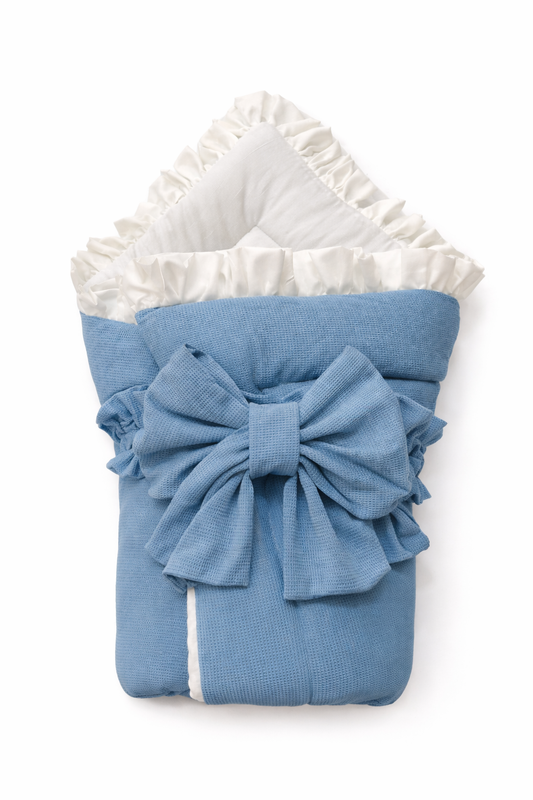 4-in-1 Baby Carry Nest - Carry, Sleep, Play & Comfort - Misty Blue