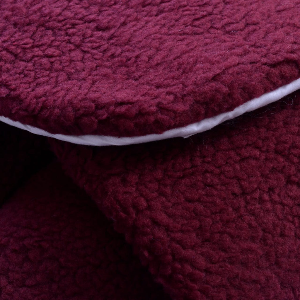 Winter Baby Swaddle / Quilted Baby Blanket Wrap – Maroon (0-6M)